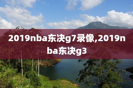 2019nba东决g7录像,2019nba东决g3