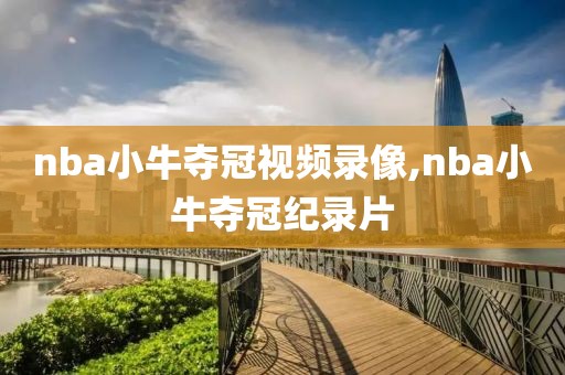 nba小牛夺冠视频录像,nba小牛夺冠纪录片