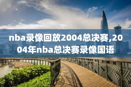 nba录像回放2004总决赛,2004年nba总决赛录像国语