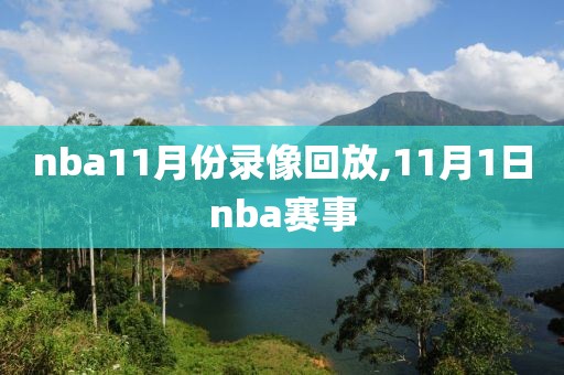nba11月份录像回放,11月1日nba赛事