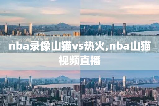 nba录像山猫vs热火,nba山猫视频直播