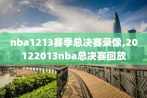 nba1213赛季总决赛录像,20122013nba总决赛回放