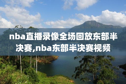 nba直播录像全场回放东部半决赛,nba东部半决赛视频
